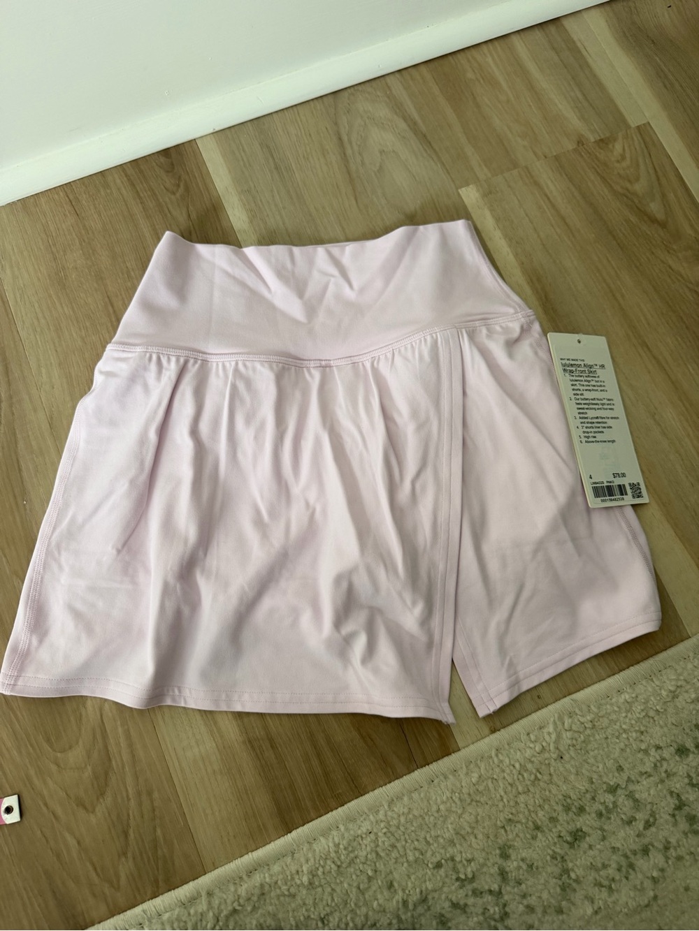 lululemon athletica Light Pink align wrap front Athletic Skort